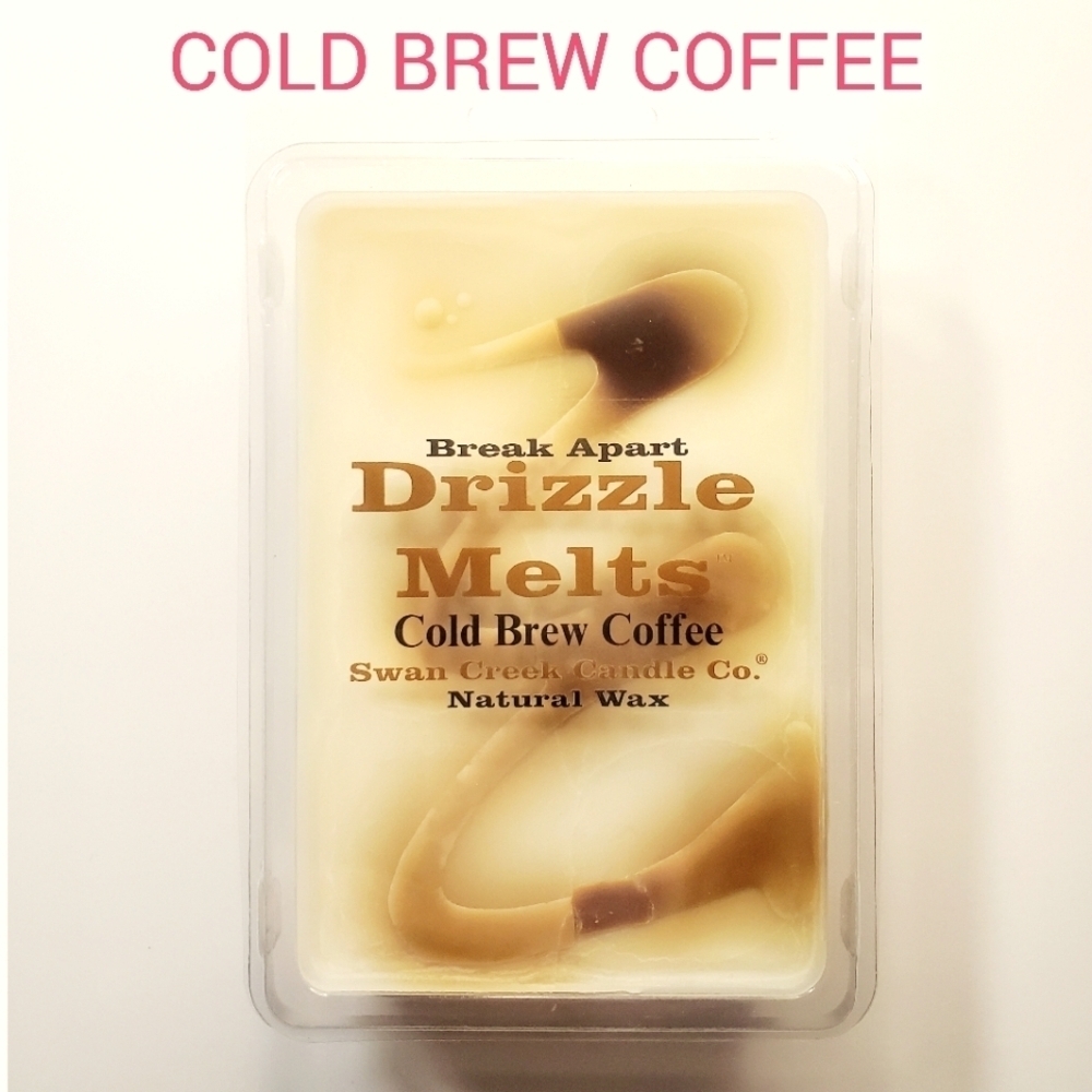 COLD BREW COFFEE by SWAN CREEK CANDLE CO Drizzle Melts 100% Natural Wax 5.25 oz - Picture 2 of 6
